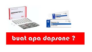 MANFAAT DAPSONE  JERAWAT  KUSTA  DERMATITIS HERPETIFORMIS [upl. by Nyssa]