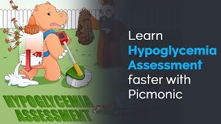 Learn Hypoglycemia Assessment Faster with Picmonic NCLEX® Nursing School [upl. by Ledba]