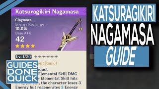 How To Get The New Katsuragikiri Nagamasa Claymore In Genshin Impact [upl. by Fairman495]