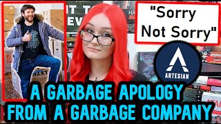 Artesian Builds ROASTED After Releasing Pathetic Apology For Mocking Creators During Giveaway [upl. by Aikenahs]