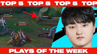 These INSANE mechanics from Peyz left casters STUNNED  TOP 5 LEAGUE OF LEGENDS PLAYS [upl. by Natka]