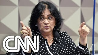 Damares quer propor CPI sobre tráfico de crianças  AGORA CNN [upl. by Collette]