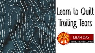 How to Quilt a Great Quilting Design for Quilt Borders Trailing Tears [upl. by Niveek]