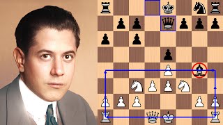 Capablanca’s effortless Ruy Lopez Exchange victory [upl. by Oruhtra927]