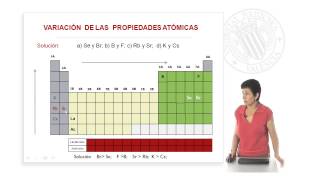 Variación de las propiedades atómicas  10101  UPV [upl. by Carlye]