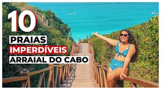 AS MELHORES PRAIAS DE ARRAIAL DO CABO RJ  com dicas importantes [upl. by Coopersmith]