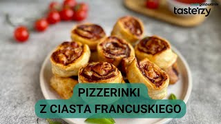 Pizzerinki z ciasta francuskiego  najłatwiejszy przepis [upl. by Enyamrahc]