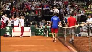 Stepanek  Tipsarevic MIDLLE FINGER FROM ALL ANGLS [upl. by Jenni]