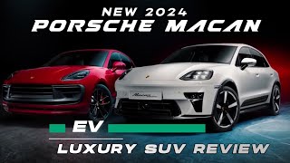 New 2024 Porsche Macan EV Review  GoPureCars [upl. by Kearney]