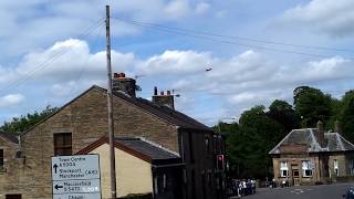 whaley bridge carnival 2013 spitfire flypast [upl. by Themis]