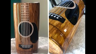 Wood grain guitar tumbler [upl. by Strander]