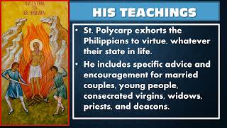 POLYCARP OF SMYRNA LIFE AND MARTYRDOM [upl. by Pippa489]