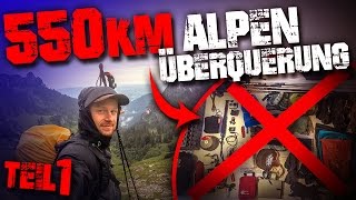 550km zu Fuß über die Alpen Alpenüberquerung Trekking Wandern Traumpfad München Venedig 01 [upl. by Wendye]