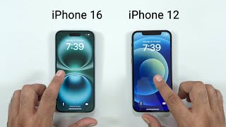 iPhone 16 vs iPhone 12  SPEED TEST [upl. by Marlane]