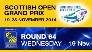 R64  MS  Petr KOUKAL vs Daniel FONT  Scottish Open Grand Prix 2014 [upl. by Annavas189]