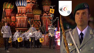 Musikkorps der Bundeswehr auf dem Roten Platz in Moskau HD Kremlin Zoria 2007  Marschmusik [upl. by Vinia]