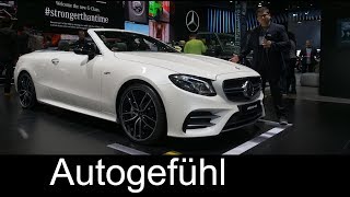 MercedesAMG E53 Convertible amp Coupé REVIEW Mercedes EClass EKlasse AMG  NAIAS 2018  Autogefühl [upl. by Maggi]