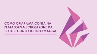 Como criar uma conta ScholarOne da TCE [upl. by Lledra120]