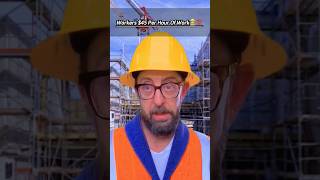 Workers 45 Per Hour Of Work👷💯💡 workers job work construction viralvideo shorts [upl. by Airla878]