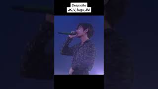 BTSdespacito vcs vão amar😍😁😄💜💜💜 JKVSugajimin 💜💜😍😍😍😍😁😁jungkook jimin SugaV [upl. by Ynafit]