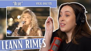 First Time Listening To LeAnn Rimes quotBluequot  Vocal Coach Reaction amp Analysis Jennifer Glatzhofer [upl. by Leela67]