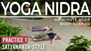 SatyanandaStyle Yoga Nidra for Deep Peace and Total Calm Body Scan x2 [upl. by Lemyt]