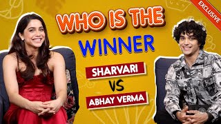 Dumb Charades Challenge Ft Sharvari Wagh Vs Abhay Verma  Who will Win [upl. by Neehsuan]