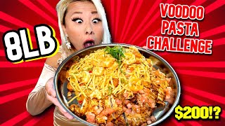 8LB VOODOO PASTA CHALLENGE at Pk Oyster Bar in Las Vegas RainaisCrazy [upl. by Ik751]