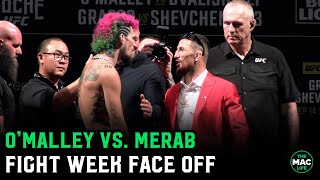 Sean O’Malley vs Merab Dvalishvili Face To Face  UFC Sphere [upl. by Aimac]