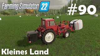 LS22 Kleines Land 90 Kartoffeln verladen amp Silageballen aufstapeln  Farming Simulator 22 [upl. by Anehsak530]