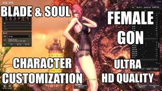 Blade amp Soul Online 20 Female Gon Character Creation 1080p HD [upl. by Henning]