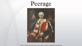 Peerage [upl. by Dorcas301]