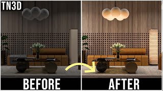 Vray 5 Sketchup Tutorial  REALISTIC INTERIOR LIGHTING  Rendering Tips You should Know [upl. by Sutton60]