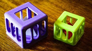 Caged Tetrahedron Puzzle  3D Print [upl. by Eiralih524]