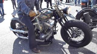 HarleyDavidson V2 1340cc Shovelhead Bobber SOUND  see also Playlist [upl. by Oeflein]