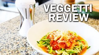 Veggetti Review  Spiral Vegetable Slicer [upl. by Acino]