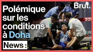 Championnats du monde dathlétisme  polémique sur les conditions à Doha [upl. by Digdirb672]