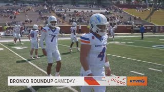 Boise State debuts new allwhite uniforms at Georgia Southern [upl. by Anicul]