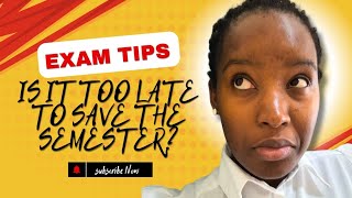 Exam Tips• Save the Semester now• UNISA 2024• southafricanyoutuber academia varsity [upl. by Akenom]