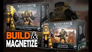 Build amp Magnetize Contemptor  Leviathan Dreadnought Horus Heresy Warhammer 40k Unboxing [upl. by Ellocin516]