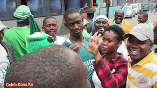 RELOADED DRAMA IN NAIROBI CBD AS GOR MAHIA FANS OFFICIATE WEDDING OF GENZ MAANDAMANO COUPLE [upl. by Dorothee]