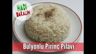 Bulyonlu Pirinç Pilavı Nasıl Yapılır [upl. by Oirrad]