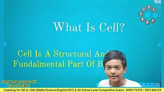 What Is Cell amp Its Types I Stucture amp Fuction Of Cell Organells I Harsh D Patil Class 7th CBSE [upl. by Mufinella658]