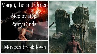 Margit the Fell Omen Moveset breakdown amp parry guide  Elden Ring [upl. by Agnes864]