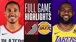 TRAIL BLAZERS at LAKERS  FULL GAME HIGHLIGHTS  January 21 2024 [upl. by Atil112]