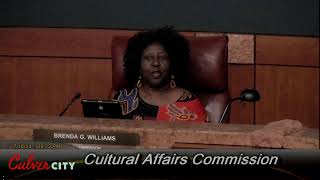 Culver City Cultural Affairs Commission 71624 [upl. by Neerroc]