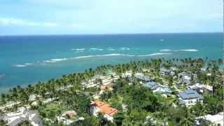 Paseo en helicoptero encima de las playas de Las Terrenas [upl. by Kimmie17]