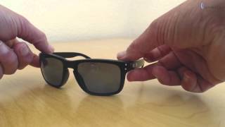 Oakley Holbrook  Matte Black  Ice Iridium Polarized [upl. by Eisoj354]