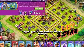 Clash of clans Its Over 9000 Challenge  Easy 3 star  dkjag coctamil coc [upl. by Vasyuta]