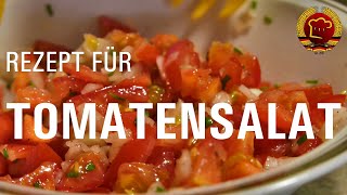 Blitzschneller würziger Tomatensalat der mit diesem einfachen DDR Rezept immer gelingt [upl. by Imuya]